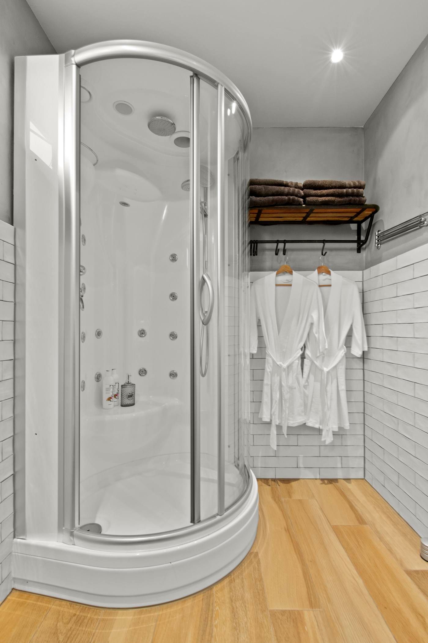 Master shower